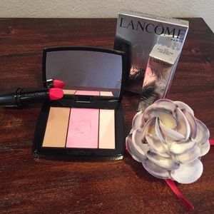Lancôme lipstick and blush set(never used)